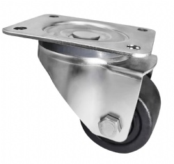 Stainless Steel Caster 2 inch Nylon Low Height Heavy Duty Swivel Casters