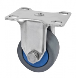 Stainless Steel Caster 2 inch TPR Rigid Casters American 2 Series SUS304