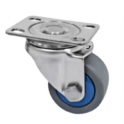 Stainless Steel Caster 2 inch TPR Swivel Casters American 2 Series SUS304