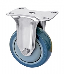 Stainless Steel Caster 3/4/5 inch TPR Rigid Casters American 2 Series SUS304