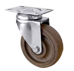 Stainless Steel Caster 3/4/5 inch HI-TEMPRETURE BROWN PA Swivel Casters American 2 Series SUS304