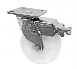 Heavy Duty Casters Stainless Steel Caster 4/5/6/8 inch Casters with Brake American 4 Series SUS304