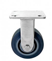 Heavy Duty Casters Stainless Steel Caster 4/5/6/8 inch TPR Rigid Casters American 4 Series SUS304