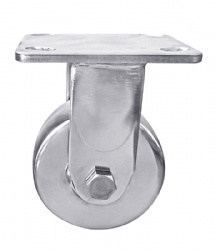 Heavy Duty Casters Pure Stainless Steel Caster 4/5/6/8 inch Rigid Casters American 4 Series SUS304